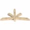Ekena Millwork Davenport Rough Sawn Timber Gable Bracket, Douglas Fir, 84"W x 45"H x 6"D x 6"F, 13/12 Pitch GBW084X45X0606DAV00RDF - alternate 2